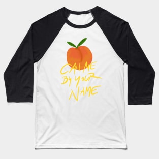 Peach Call Me By Your Name CMBYN Baseball T-Shirt